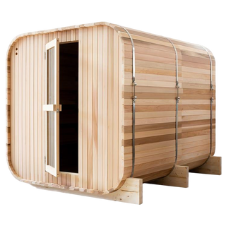 Square Outdoor Sauna | 6 Seater