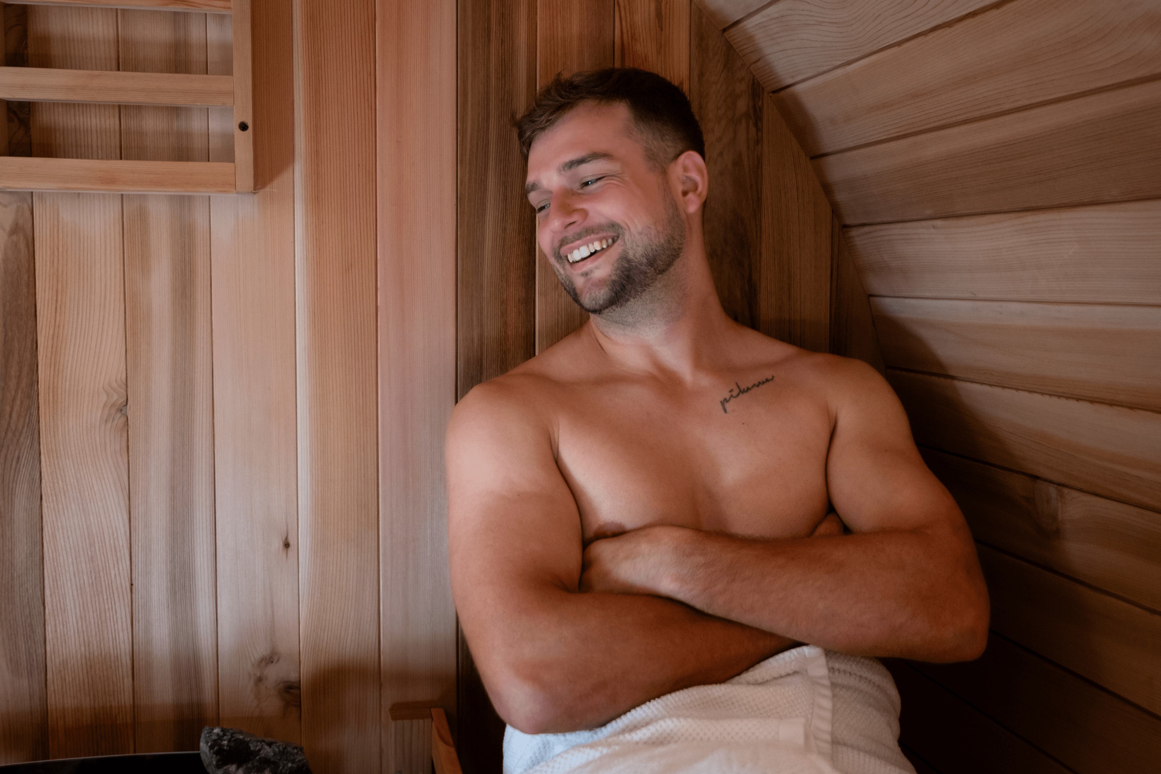 Sauna marketing and lifestyle photography
