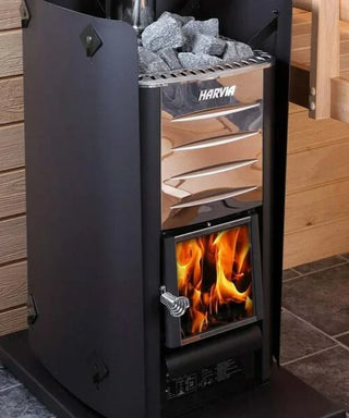 Harvia M3 heater with glass door